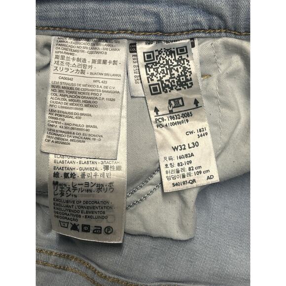 Levis 315 Jeans Women 33” Light Wash Shaping Bootcut Mid Stretch Denim 33X29 - Picture 10 of 10